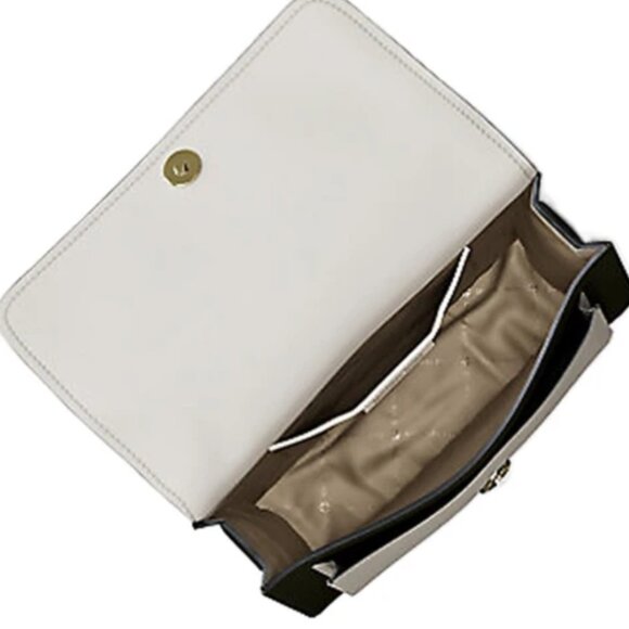 NWT ✅ Michael Kors CLAIRE Large Color-Block Leather Shoulder Bag ✨NWT - Picture 2 of 7